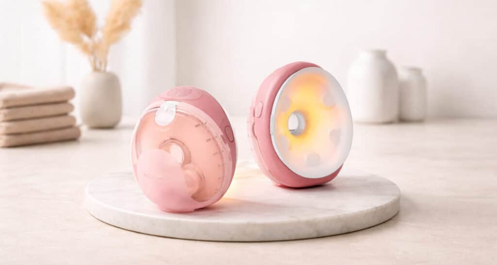 Momcozy W1 Warm Massage Breast Pump. Momcozy Welness 1