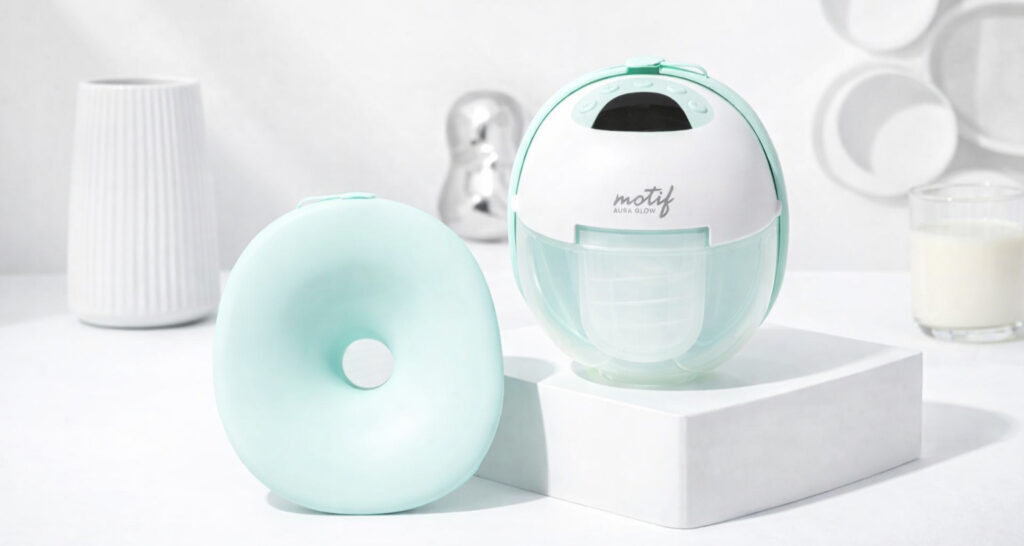 motif aura glow wearable breast pump review