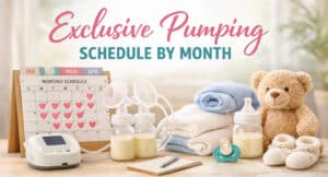 Exclusive Pumping Schedule by Month